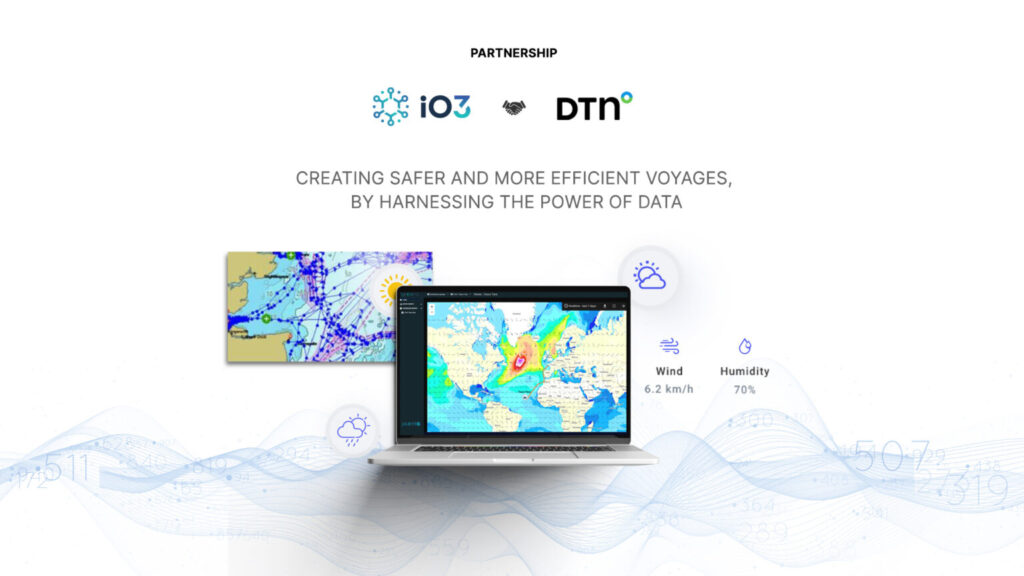 IO3 PARTNERS WITH DTN TO ADD PREMIUM WEATHER INTELLIGENCE CAPABILITIES ONTO JARVISS DIGITAL PLATFORM